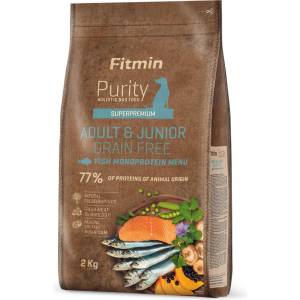 Dibaq Fitmin Purity Adult & Junior Grain Free Fish Menu храна за кучета 2 kg
