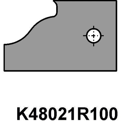 VBD pro sadu fréz na dveře - dlouhý čep K48021R100