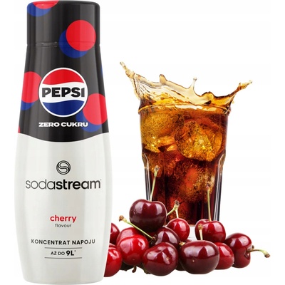 SodaStream Pepsi bez cukru s příchutí třešní 440 ml