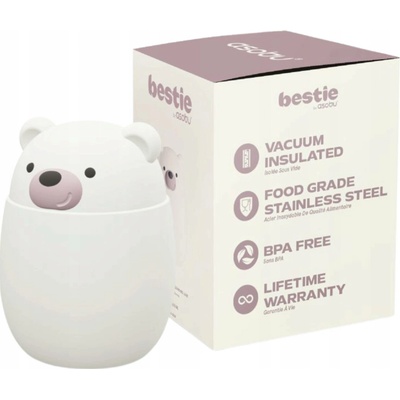 Asobu dětská termoska na jídlo Bestie Foodie 600 ml medvěd