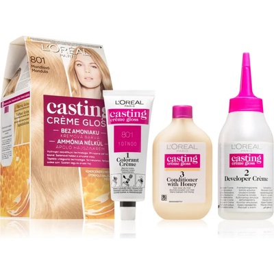 L'Oréal Casting Creme Gloss боя за коса цвят 801 Almond