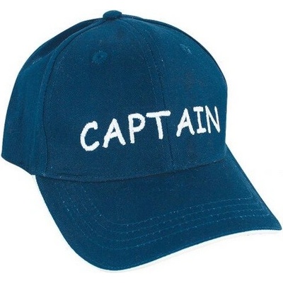 s nápisom CAPTAIN modrá