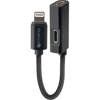 Image 1 of 4smarts Lightning to 2x Lightning Audio Splitter SoundSplit - Lightning адаптер към 2x Lightning изхода (6см) (черен)