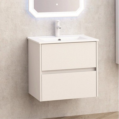 InterCeramic Шкаф за баня InterCeramic ICP 5955 + МИВКА ICC 6066MW Бял MAT (ICP 5955 + МИВКА ICC 6066MW БЯЛ МАТ)