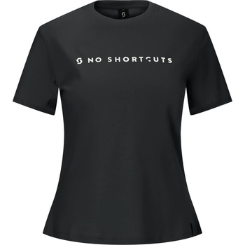 Scott Дамска тениска Scott Women's Tee No Shortcuts S/S T-shirt - Black (916-6373-0112)