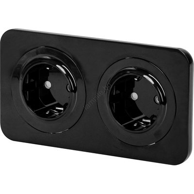 Aigostar - Домашна двойна контактна розетка SCHUKO 250 V / 16 A (AI2801)