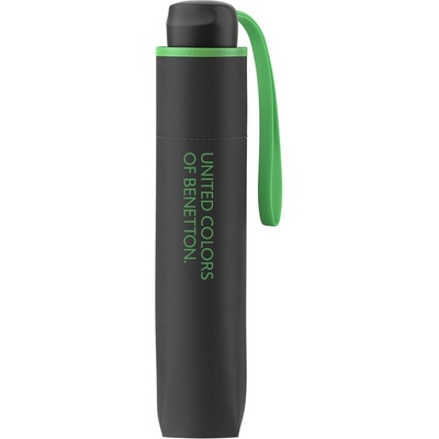 Benetton dáždnik Skladací Super Mini čierny