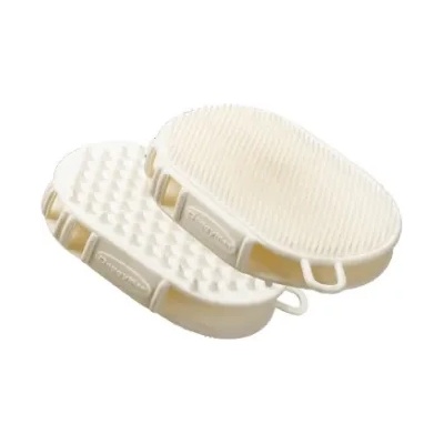 Ferplast Grooming - Двойна гумена четка за кучета и котки, отстранява мъртвия косъм и масажира