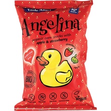 Little Angel bio snack kukuričný Angelina jablko jahoda 30 g
