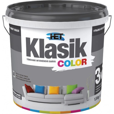 Het klasik color 0167 sivý betónový 1,5kg