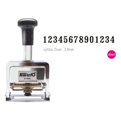 KW 21400, 14míst, 4mm, antiqua