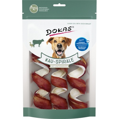 Dokas žuvacia špirála z kačacej hrude 3 kusy 110 g