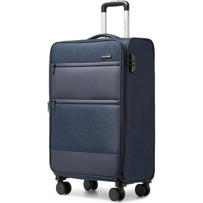 British Traveller Suitcase navy 40L