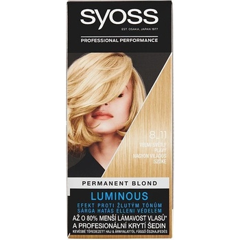 Syoss Color 8-11 veľmi svetlá blond