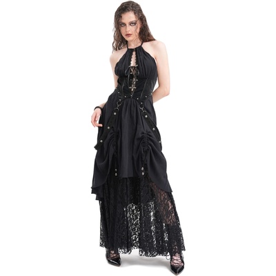 Devil fashion дамска рокля DEVIL FASHION - Black Gothic Sexy - SKT213
