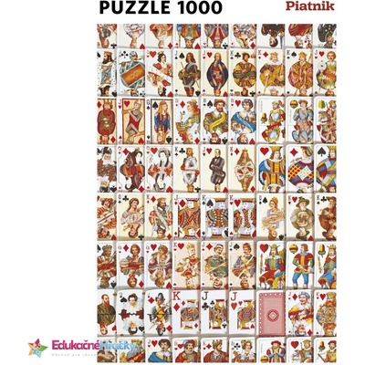 Piatnik Hracie karty 1000 dielov