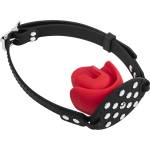 Rimba Bondage Play Mouthgag with Bit Black-Red