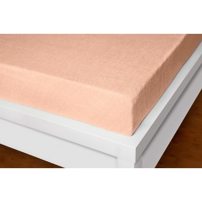 Xhouse Prostěradlo froté lososové Exclusive 190g/m2 90x200