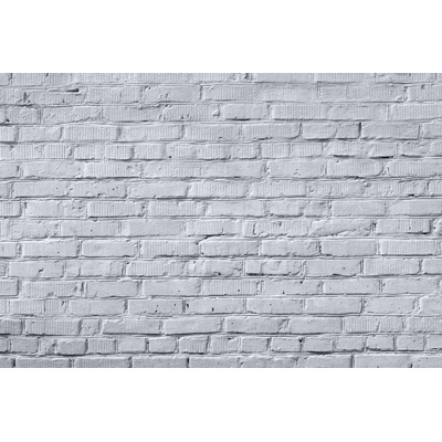 DIMEX ART Флизелинов фототапет текстура бели тухлени стени 375 x 250 см