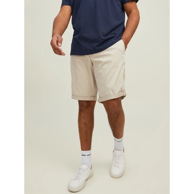 Jack and Jones Къси панталони Jack and Jones Men's Bowie Plus Size Woven Shorts - Oxford Tan