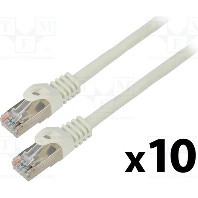 Lanberg PCF6-20CC-0025-S Patch F/UTP Kat. 6 RJ45 vidlice z obou stran lanko CCA
