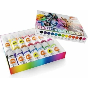 AK-Interactive Basic Starter Set 14 Colors