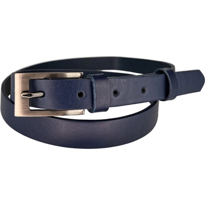Penny Belts kožený opasek 20-184-56 modrý