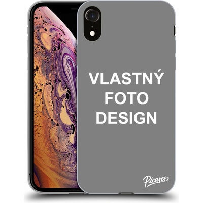 Picasee silikónový Apple iPhone XR Vlastný design/motiv čierne