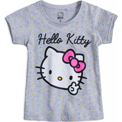 Dívčí tričko HELLO KITTY šedá – Zbozi.Blesk.cz
