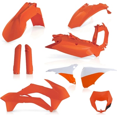 Acerbis plastový full kit sa hodí pre KTM EXC / EXCF 2016 oranž