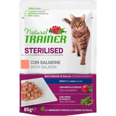 Natural Trainer Cat Sterilised losos 85 g