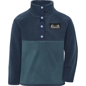 Didriksons Детски поларен пуловер Didriksons Kid's Monte Half Button Fleece jumper - Mountain Blue - размер 110 (704-6249-0414)