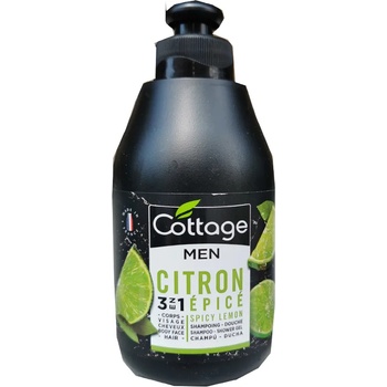 COTTAGE крем душ-гел за мъже , Citron 3in1, 250мл