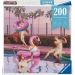 Ravensburger Пъзел Ravensburger от 200 части - Парти на басейна (12000768)