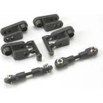 Traxxas Рогчета и щанги за Traxxas Revo E-Maxx Servo horns, steering, long (2), short (2)/ linkage, steerin, TRX5345R (TRX5345R)