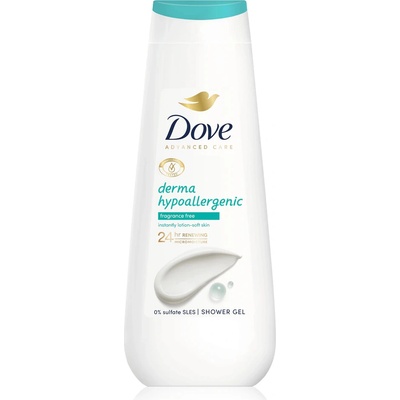 Dove Advanced Care Derma Hypoallergenic sprchový gél 400 ml