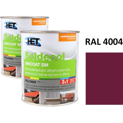Soldecol UNICOAT SM 0,75L RAL 4004