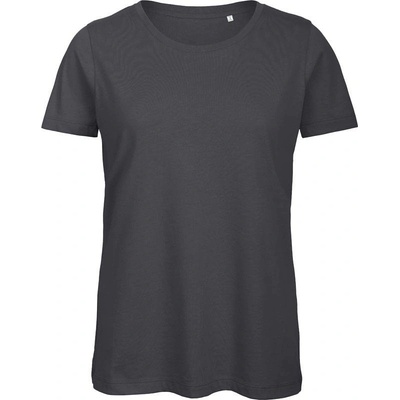 B&C Inspire T /women Dámske tričko Medium Fit z bio bavlny sivá dark