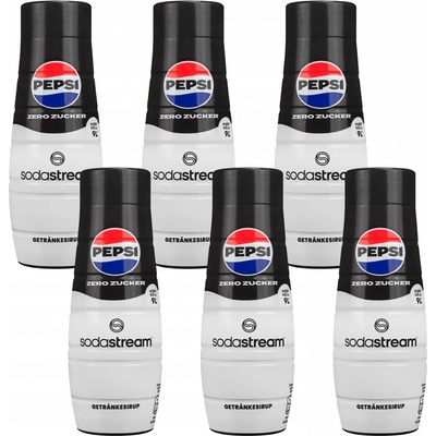 Sodastream pepsi max bez cukru 6 x 440 ml
