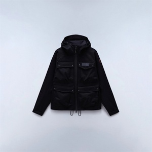 NAPAPIJRI Men's Rivalto Water Resistant Long Sleeve Rain Anorak - Black Beauty