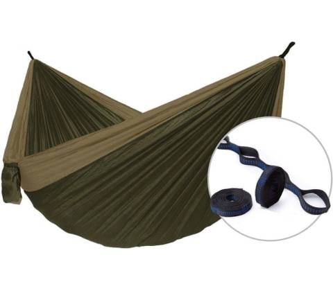Hamaka Camping 2 + Slap strap set