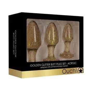 Ouch! Комплект акрилни анални разширители, 43516