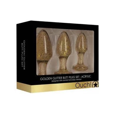 Ouch! Комплект акрилни анални разширители, 43516
