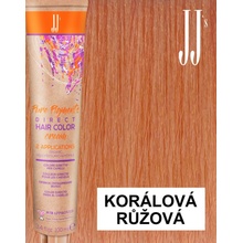 JJ Direct Champagne Rose barva na vlasy korálová růžová 100 ml