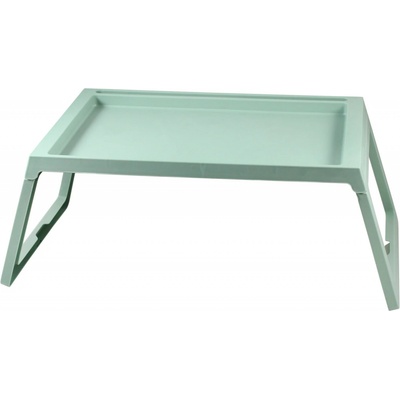 DIHOME DI4246 Servírovací stolík do postele plastový 54,4x35,7x26,3cm zelená