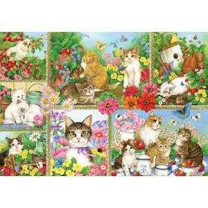 Bluebird Puzzle - Puzzle Cats and Kittens - 1 000 piese