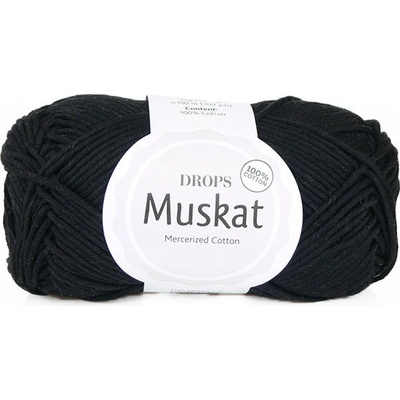Příze DROPS Muskat 17 - černá