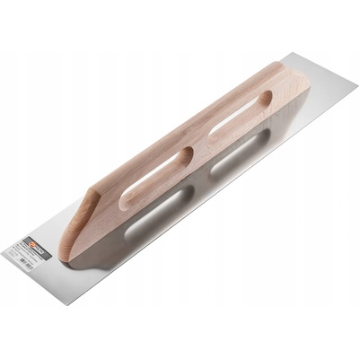 Hladítko nerezové s dřevěnou rukojetí 130 x 600 mm Polax