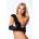 Baci Lingerie Baci Satin Opera Glove Black