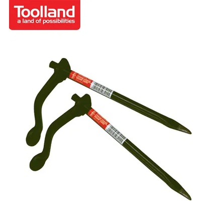 ToolLand Комплект строителни стяги 200 mm, 2 бр / Toolland HE984162 / (TLN HE984162)